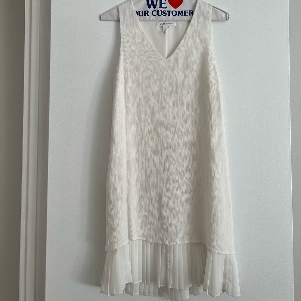 BCBGeneration white ruffle dress